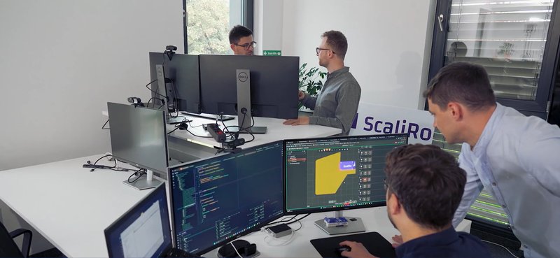 Entwicklung im Büro